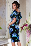 Rochie mulata din vascoza Selena cu elastic la decolteu